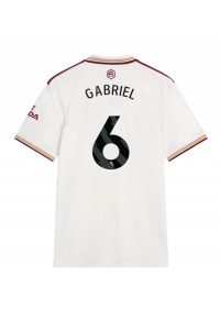 Fotbalové Dres Arsenal Gabriel Magalhaes #6 Třetí Oblečení 2025-26 Krátký Rukáv